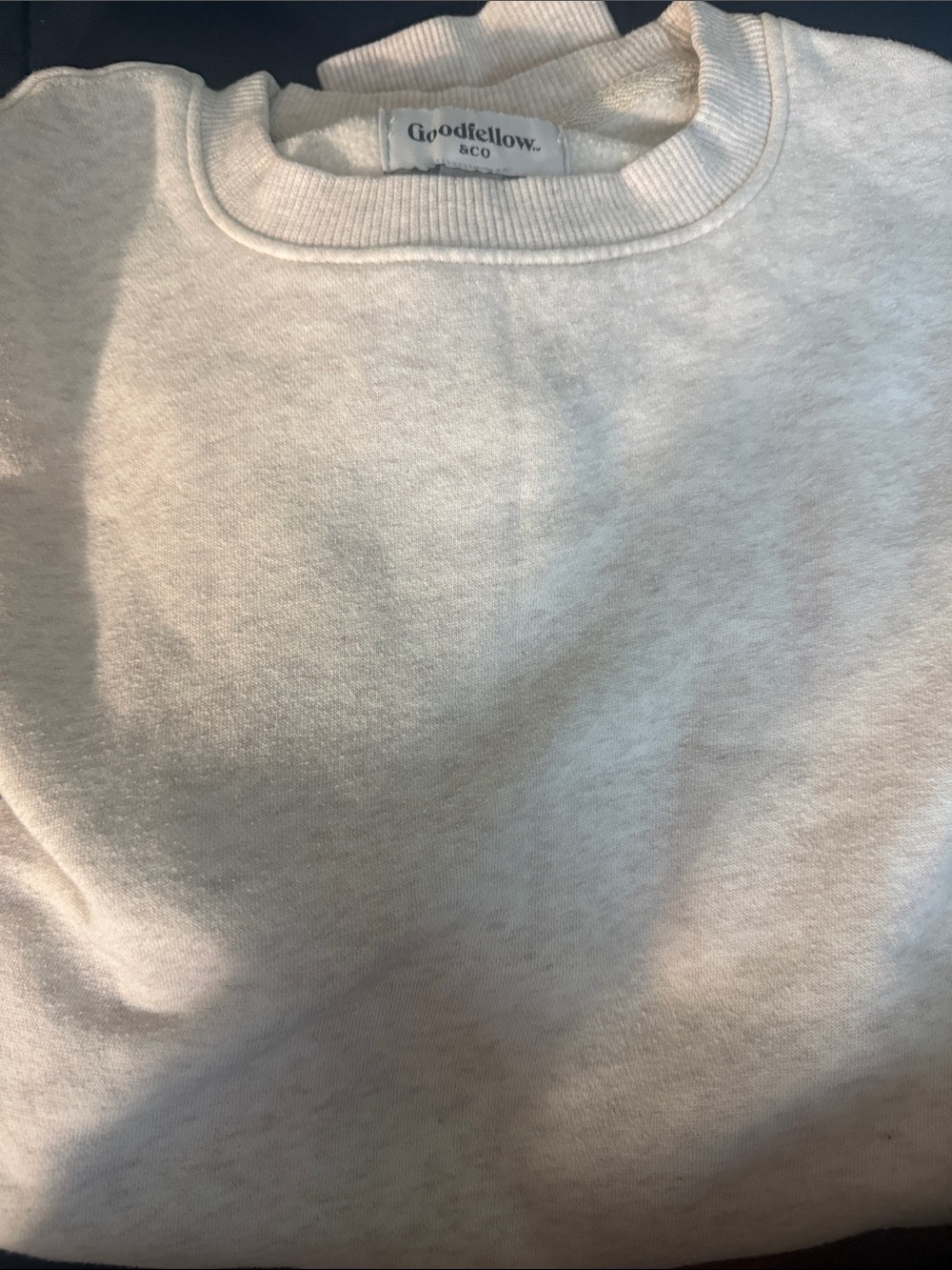 Goodfellow & Co Men's Crewneck Sweater - Off-White/Cream